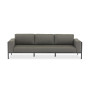 3-seater sofa (with cushions) LAGOM REEF Lm 59G / ANTHRACITE
