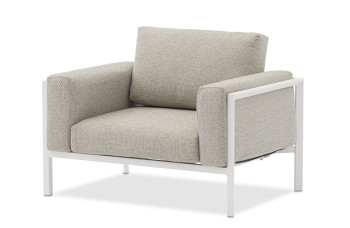 Lounge armchair (with cushions) LAGOM REEF Lm 57T / TAUPE