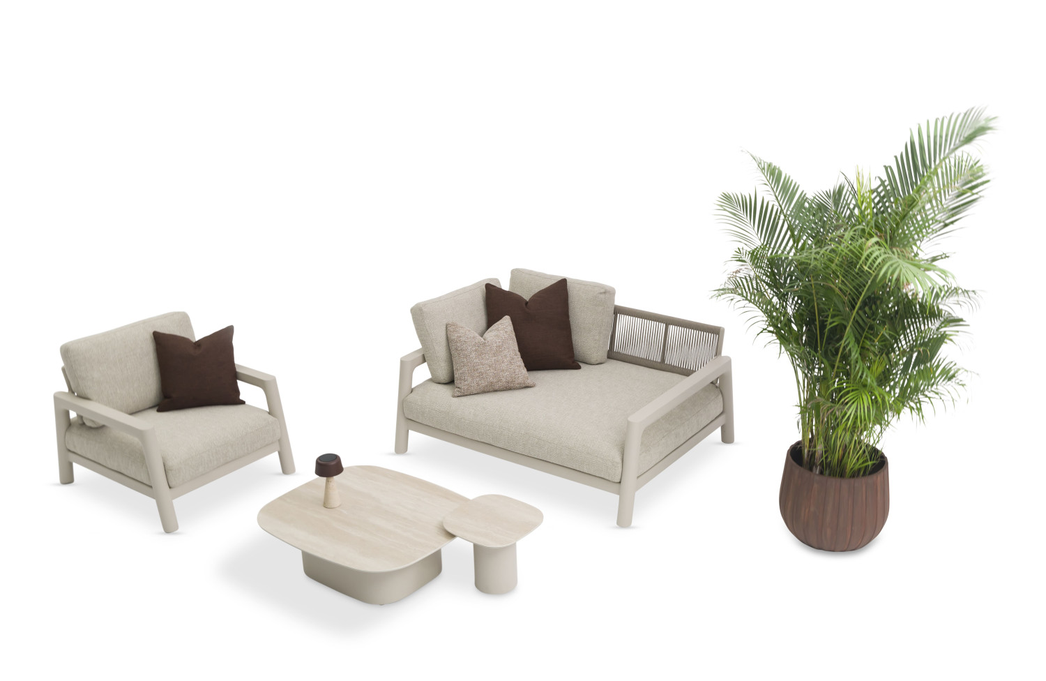 3-seater sofa (with cushions) LAGOM TOLO Lm 67G / ANTHRACITE