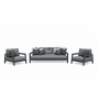 3-seater sofa (with cushions) LAGOM TOLO Lm 67G / ANTHRACITE