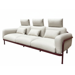 3-seater sofa (with cushions) LAGOM CORAL Lm 69R / BURGUNDY