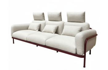 3-seater sofa (with cushions) LAGOM CORAL Lm 69R / BURGUNDY