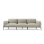 3-seater sofa (with cushions) LAGOM CORAL Lm 69R / BURGUNDY