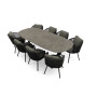 Oval dining table (extendable 250-310 cm) LAGOM ALBATROS Lm 76G / ANTHRACITE