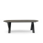 Oval dining table (extendable 250-310 cm) LAGOM ALBATROS Lm 76G / ANTHRACITE