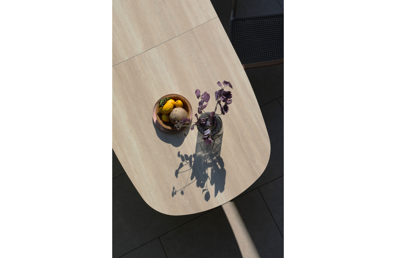 Oval dining table (extendable 250-310 cm) LAGOM ALBATROS Lm 76T / TAUPE