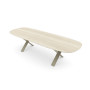 Oval dining table (extendable 250-310 cm) LAGOM ALBATROS Lm 76T / TAUPE