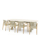 Oval dining table (extendable 250-310 cm) LAGOM ALBATROS Lm 76T / TAUPE