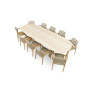 Oval dining table (extendable 250-310 cm) LAGOM ALBATROS Lm 76T / TAUPE