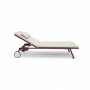 Sunlounger (with cushion) LAGOM SUNSET Lm 07R / BURGUNDY