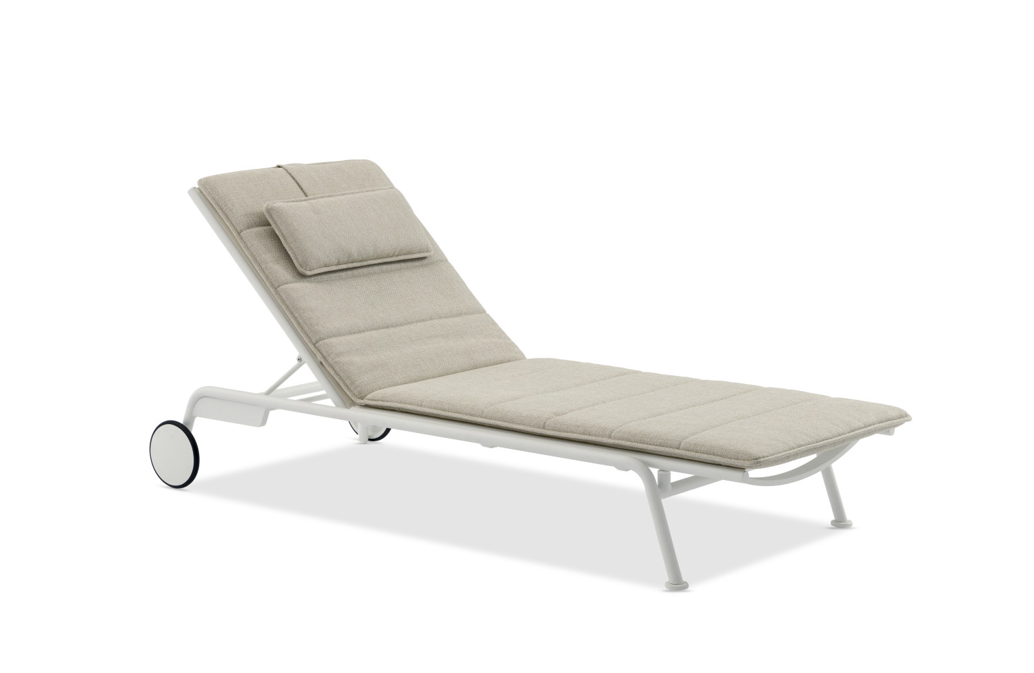 Sunlounger (with cushion) LAGOM SUNSET Lm 07R / BURGUNDY