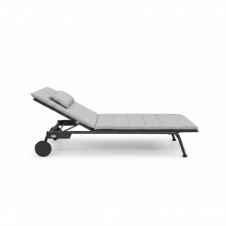 Sunlounger (with cushion) LAGOM SUNSET Lm 07G / ANTHRACITE