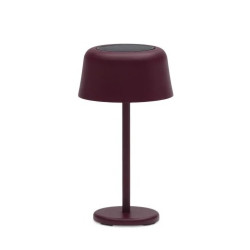 Solar outdoor lamp (charged by solar energy) h, 26.2 cm LAGOM SPARK Lm 77R / BURGUNDY