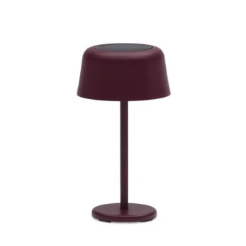 Solar outdoor lamp (charged by solar energy) h, 26.2 cm LAGOM SPARK Lm 77R / BURGUNDY