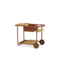 Serving table with wheels LAGOM SUNSET Lm 80G / ANHTRACITE