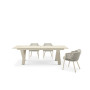 Rectangular dining table (extendable 180-240 cm) LAGOM ALBATROS Lm 87T / TAUPE