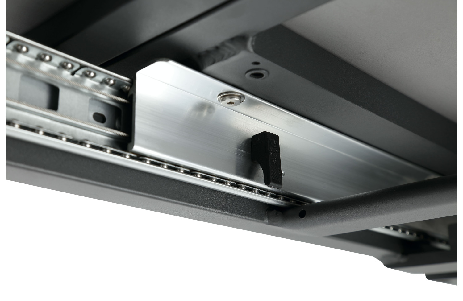 Rectangular dining table (extendable 280-340-400 cm) LAGOM ALBATROS Lm 89G / ANTHRACITE