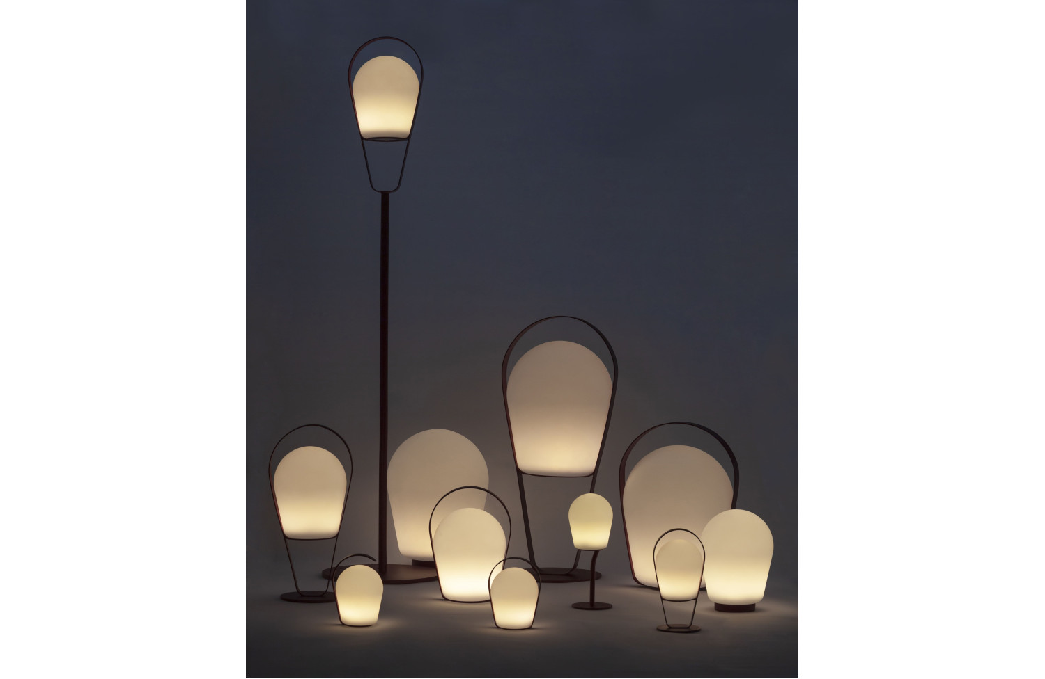 Lampa uliczna (ładowana przez USB) wys. 72 cm LAGOM BOB XL Lm 21XL-G / ANTHRACITE