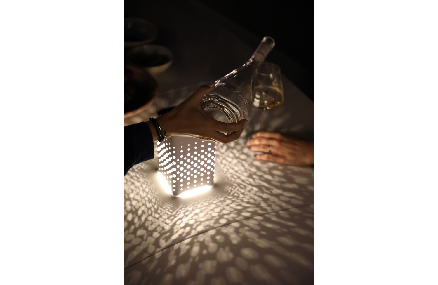 Lampa uliczna (ładowana przez USB) LAGOM BEAMS Lm 09G-T / table /anthracite