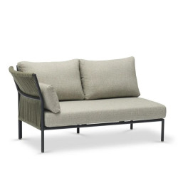 Sofa 2-osobowa z PRAWYM podłokietnikiem (z poduszkami) LAGOM JUNE Lm 41G /ANHTRACITE