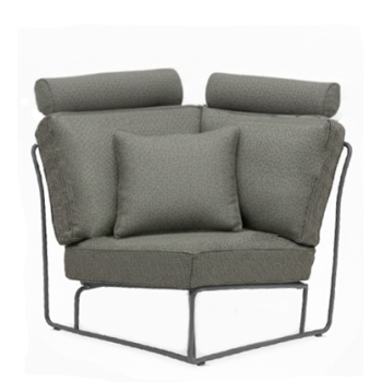 Część narożna (z poduszkami) LAGOM RIVA Lm 53G / ANTHRACITE