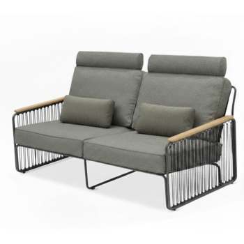 Sofa 2-osobowa (z poduszkami) LAGOM RIVA Lm 47G / ANTHRACITE
