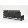 Sofa 3-osobowa (z poduszkami) LAGOM RIVA Lm 48G / ANTHRACITE
