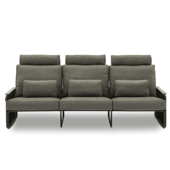 Sofa 3-osobowa (z poduszkami) LAGOM RIVA Lm 48G / ANTHRACITE