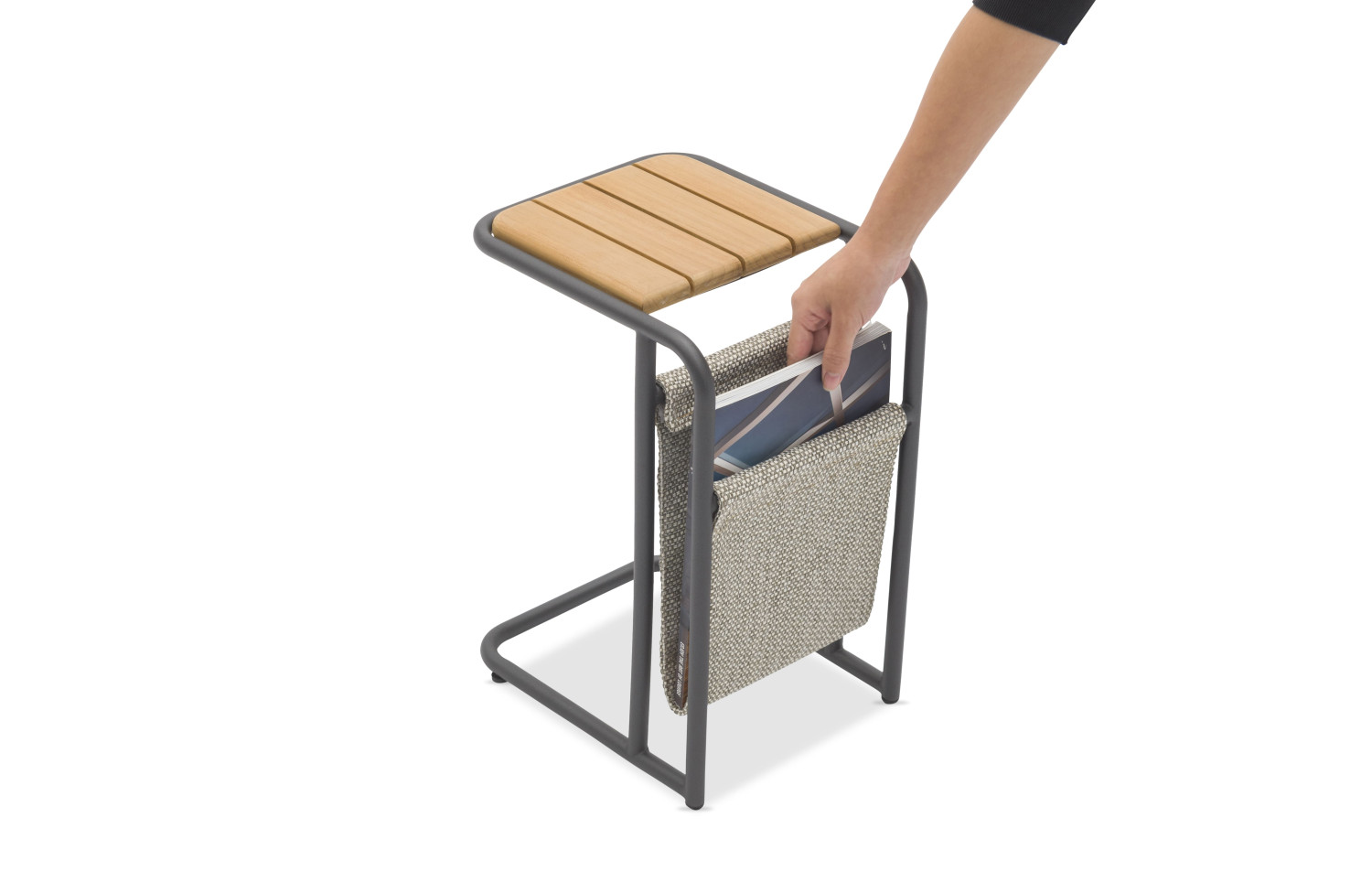 Stolik boczny (teak) LAGOM RIVA Lm 56G / ANTHRACITE