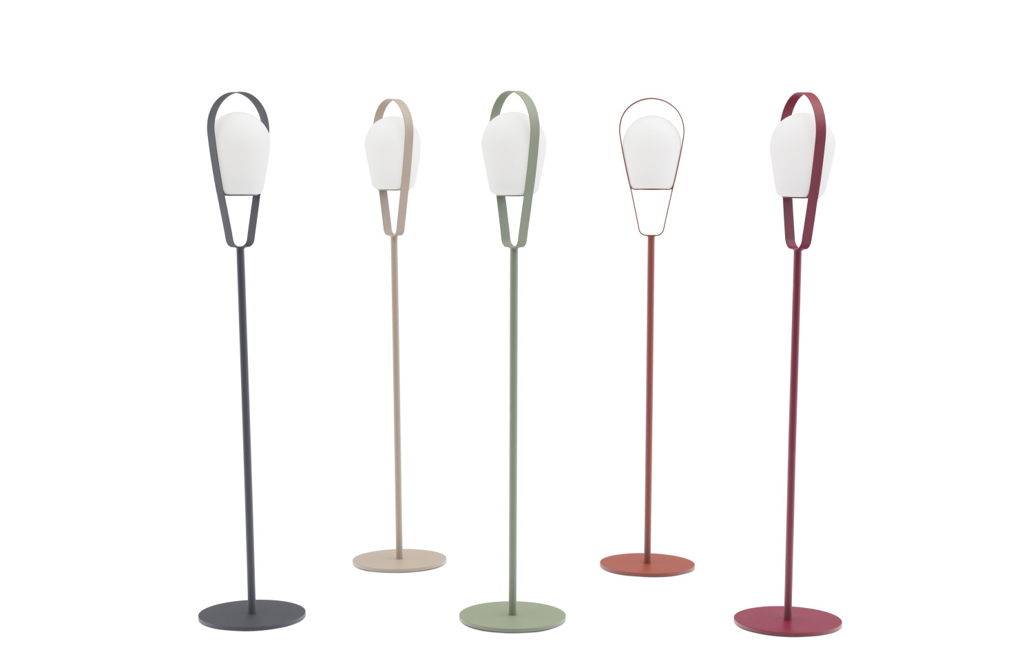 Lampa uliczna (ładowana przez USB) wys. 148 cm LAGOM BOB LARGE-TOP Lm 19T /taupe