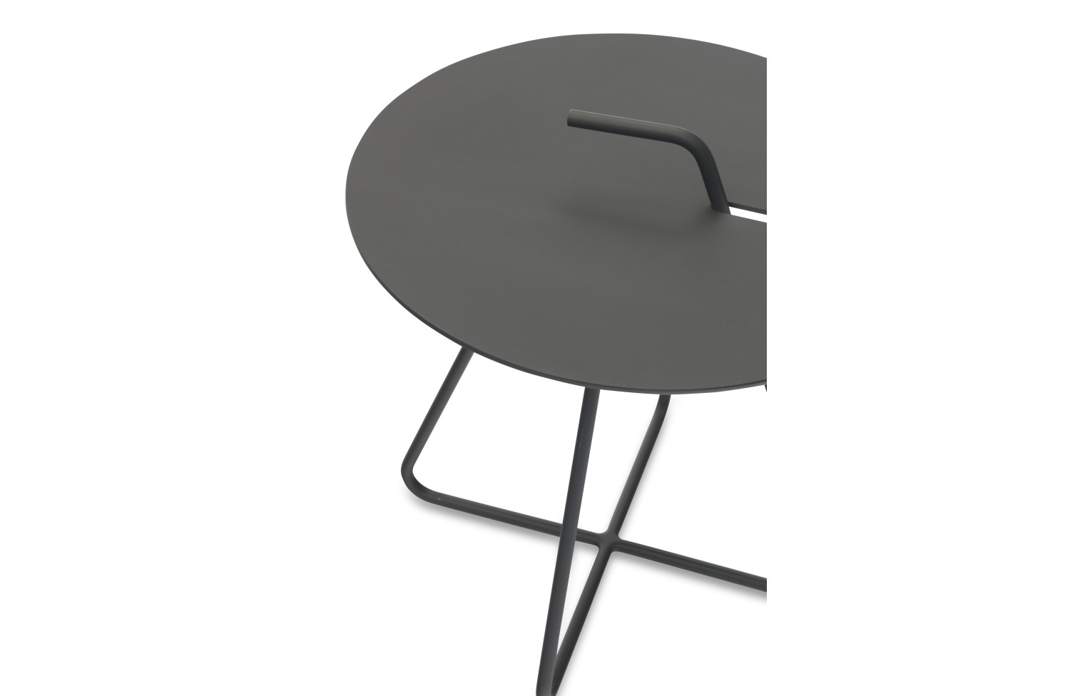 Stolik boczny okrągły (alu) d.44 LAGOM HOOK Lm 61G / ANTHRACITE