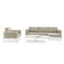 Sofa 3-osobowa poduszkami) LAGOM REEF Lm 59T / TAUPE