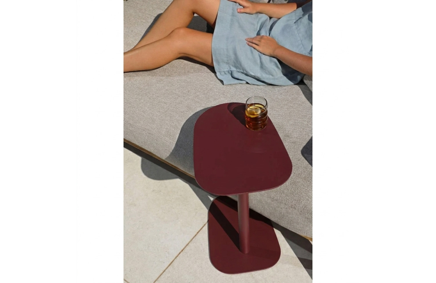 Stolik boczny LAGOM BUTLER Lm 64R / BURGUNDY