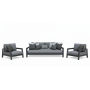 Sofa 3-osobowa (z poduszkami) LAGOM TOLO Lm 67G / ANTHRACITE