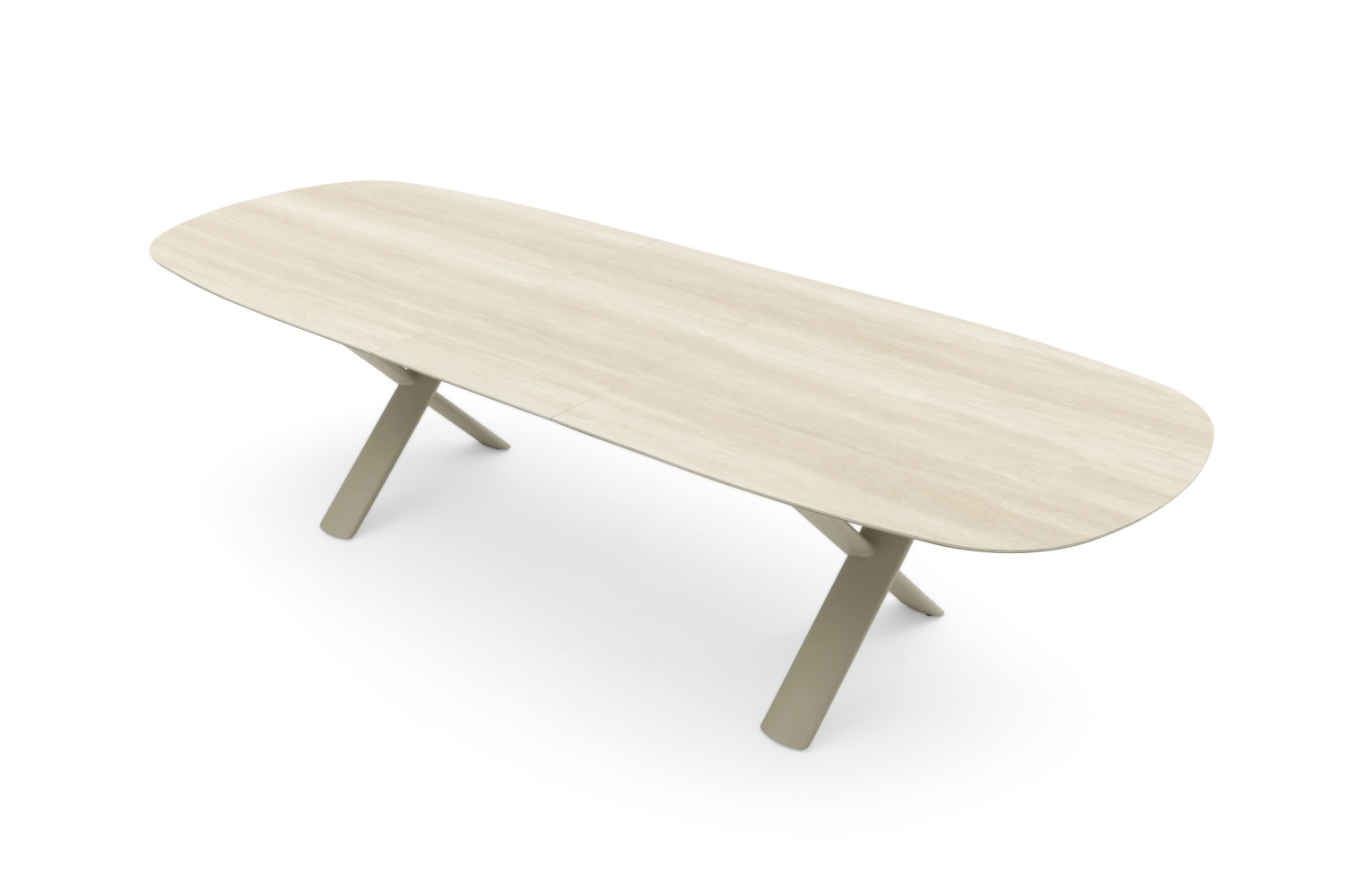 Stół obiadowy owalny rozkładany 250-310 cm LAGOM ALBATROS Lm 76T / TAUPE