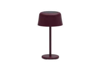 Lampa uliczna solarna (ładowana energią słoneczną) wys. 26.2 cm LAGOM SPARK Lm 77R / BURGUNDY