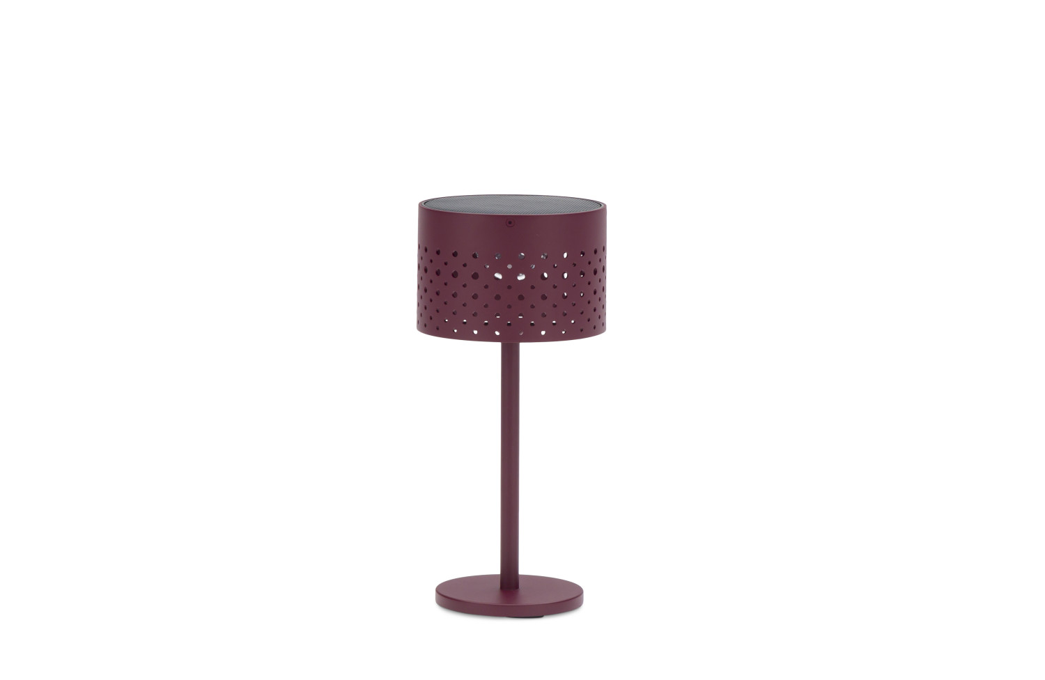 Lampa uliczna solarna (ładowana energią słoneczną) wys.32.5 cm LAGOM BEAM ROUND Lm 79R / BURGUNDY