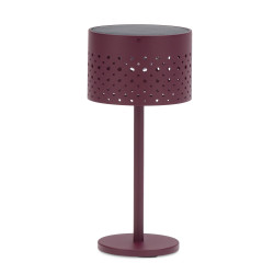 Lampa uliczna solarna (ładowana energią słoneczną) wys.32.5 cm LAGOM BEAM ROUND Lm 79R / BURGUNDY