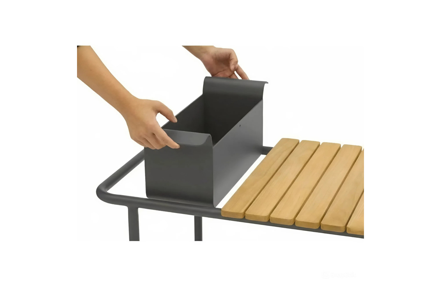 Stół do serwowania na kółkach LAGOM SUNSET Lm 80G / ANHTRACITE