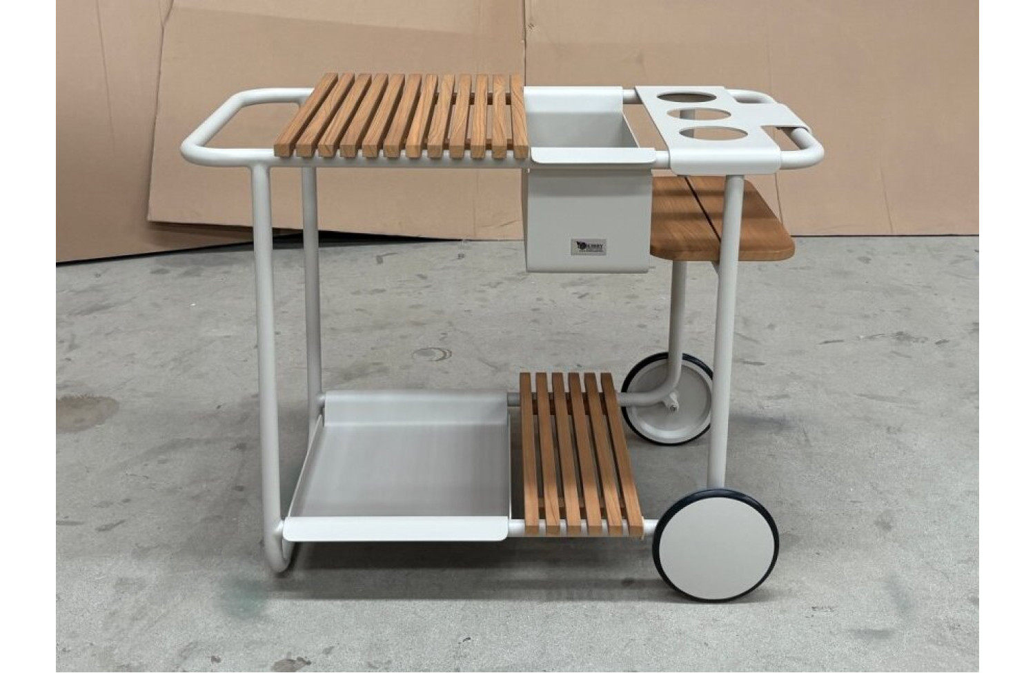 Stół do serwowania na kółkach LAGOM SUNSET Lm 80T / TAUPE