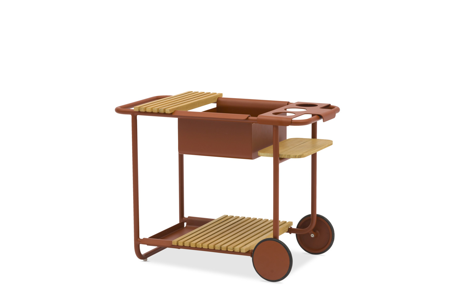 Stół do serwowania na kółkach LAGOM SUNSET Lm 80T / TAUPE