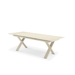 Stół obiadowy prostokątny (rozkładany 180-240 cm) LAGOM ALBATROS Lm 87T / TAUPE