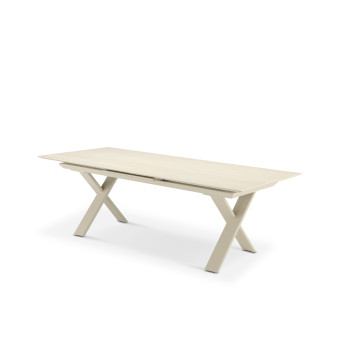 Stół obiadowy prostokątny (rozkładany 180-240 cm) LAGOM ALBATROS Lm 87T / TAUPE