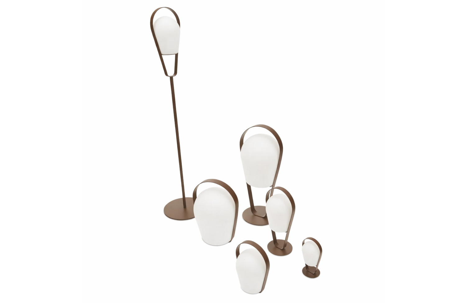 Лампа вулична (заряджається через USB) вис. 43,5cм LAGOM BOB LARGE Lm 20L-B / DARK TAUPE
