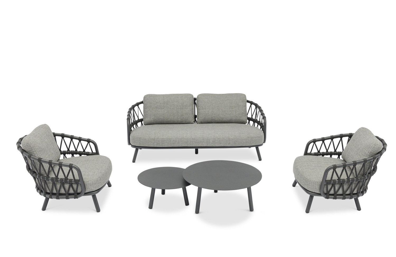 Крісло (з подушками) LAGOM HARBOUR Lm 24G / ANTHRACITE