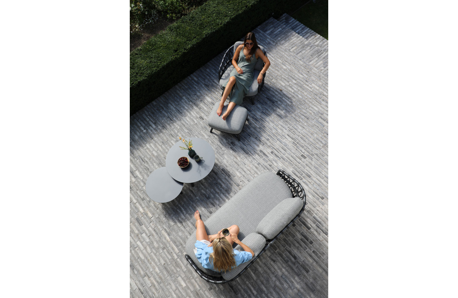 Крісло (з подушками) LAGOM HARBOUR Lm 24G / ANTHRACITE