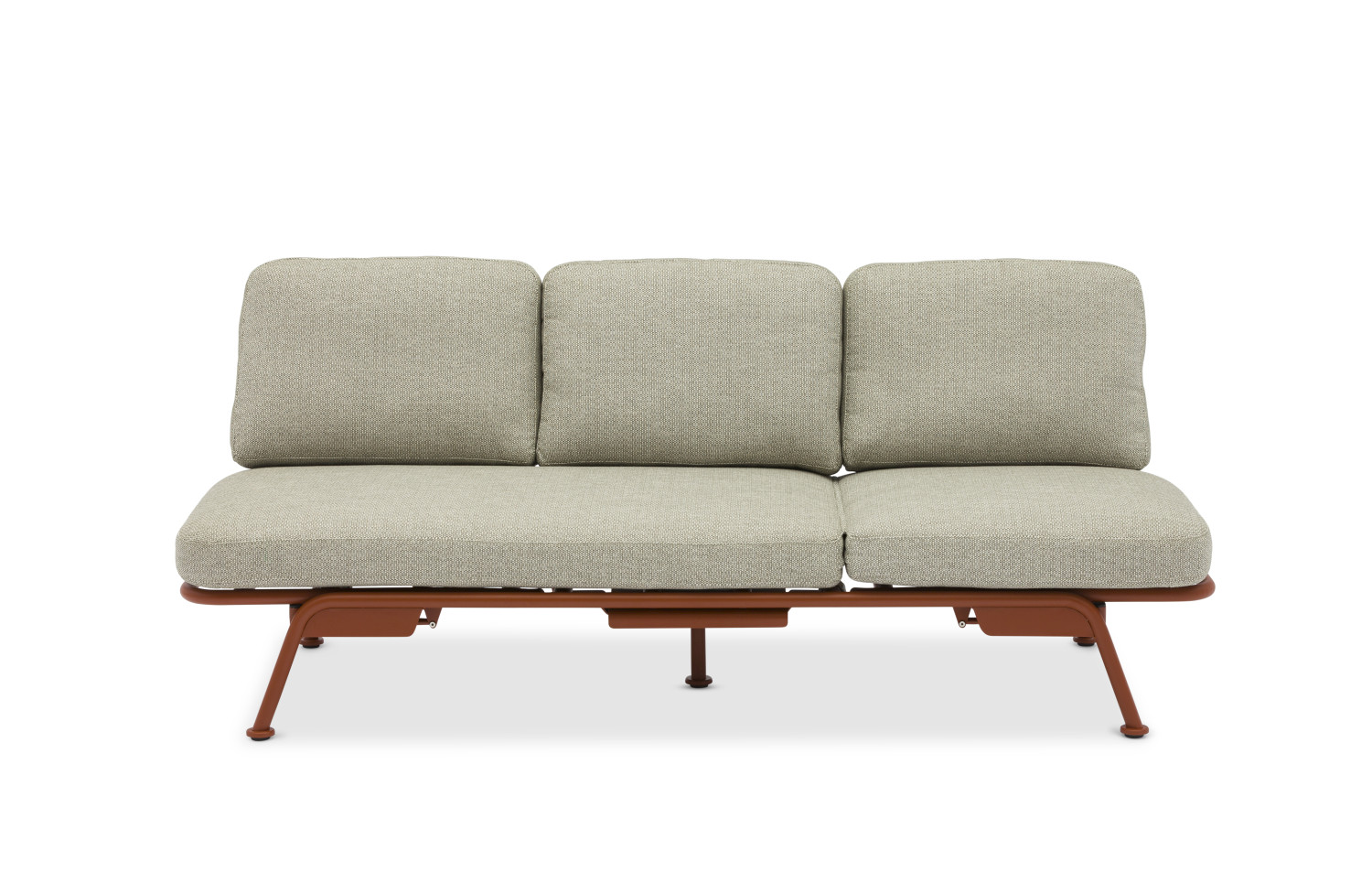 Диван для відпочинку на балконі (з подушками) + чохол (201x82x33cm) LAGOM SUNSET Lm 26G / ANTHRACITE