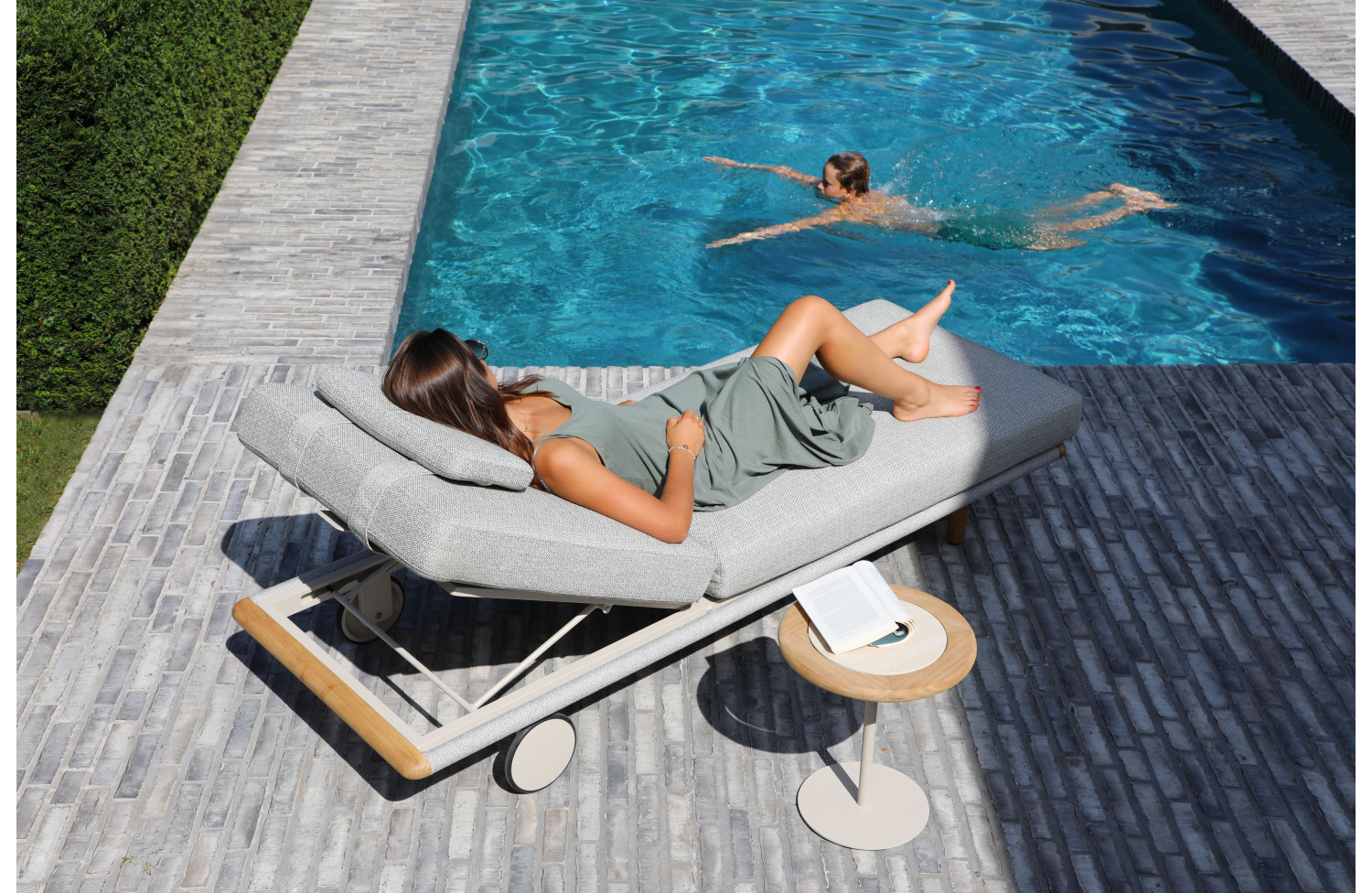 Шезлонг (з подушками) LAGOM HAVEN Lm 35T/TAUPE