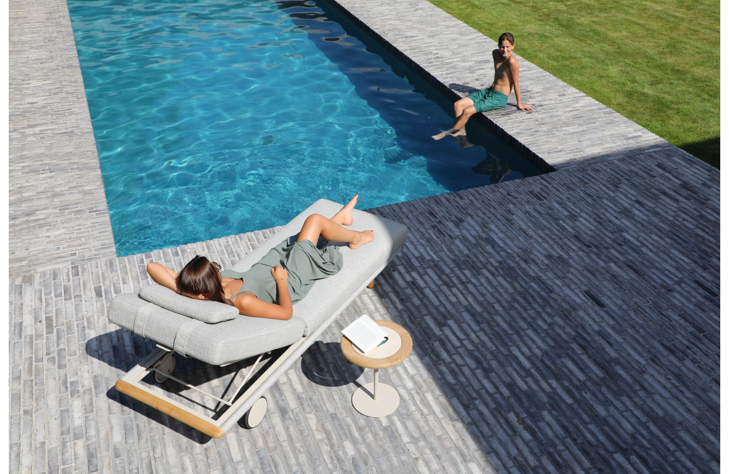 Шезлонг (з подушками) LAGOM HAVEN Lm 35T/TAUPE