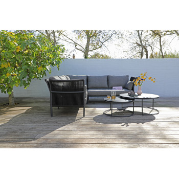 Диван 2-місний з ПРАВИМ підлокітником (з подушками) LAGOM JUNE Lm 41G /ANHTRACITE